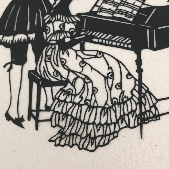 💖 Handmade PaperCut Silhouette Scherenschn… - Picture 4 of 7